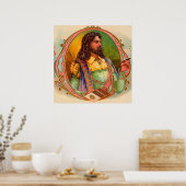 Poster fumeur de cigares du XVIe siècle (Cuisine)