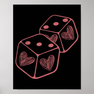 Poster Fun 6 7 Saint-Valentin Couple Amour Cœur Pl