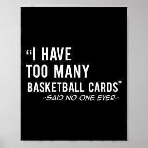 Poster Fun Basketball Cartes Collector Cadeau