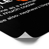 Poster Fun Basketball Uncle Définition Nephew's Bignon F (Coin)