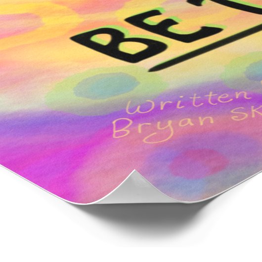 Poster Fun Be the Nice Kid Inspirational School (Coin)