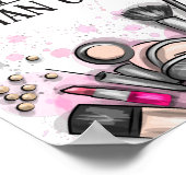 Poster Fun Better late than ugly self-ironic make up (Coin)