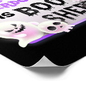 Poster Fun Boo Halloween Ghost La surdose de médicament e (Coin)