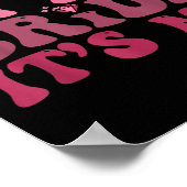 Poster Fun Bride Diamond It Me Bonjour Je suis La Mariée (Coin)