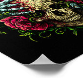 Poster Fun Bullet My Valentine Skull Roses Et Red Blood (Coin)