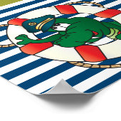 Poster Fun Captain Alligator (Coin)