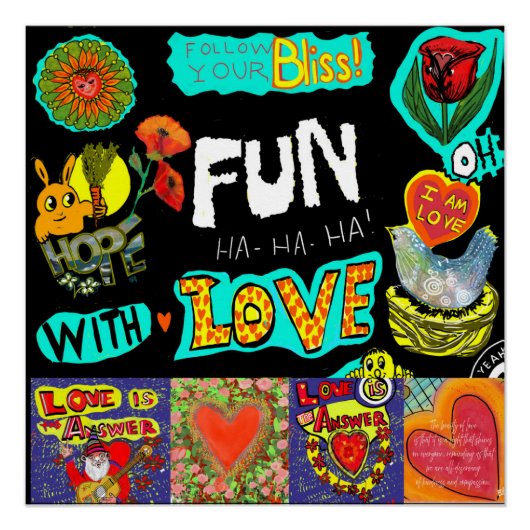 Poster Fun Celebration Trouvez vos petites annonces (Devant)