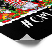 Poster Fun Certifié Assistant Médicale Noël CMA Xmas (Coin)