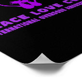 Poster Fun Chat Peace Love Cure Overdose Support de sensi (Coin)
