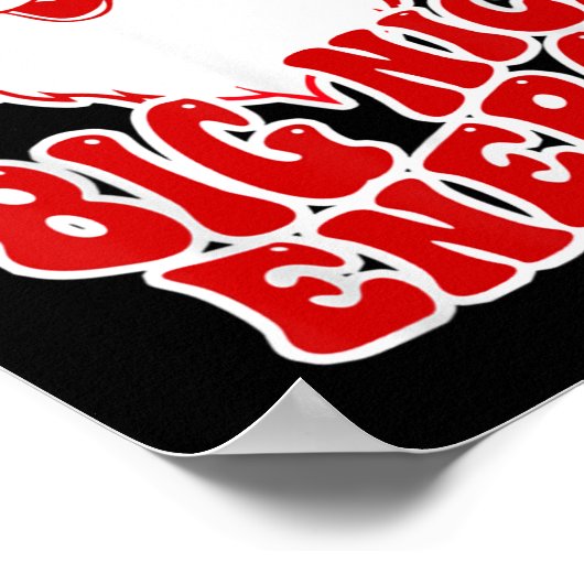 Poster Fun Christmas Big Nick Energy Santa Naughty Adult (Coin)