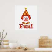 Poster Fun clown (Cuisine)