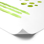 Poster Fun coloré légumes aquarelle cuisine (Coin)