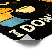 Poster Fun Fact I Don't Care Funny Black Cat Saying Quote (Coin)