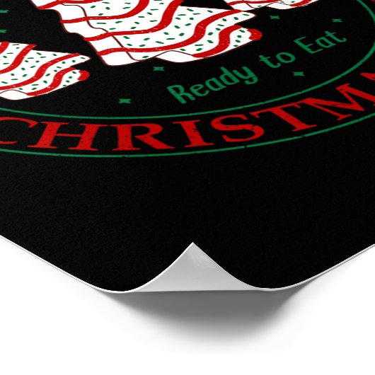 Poster Fun Farm Fresh Christmas Tree Cakes Family Xmas Pa (Coin)