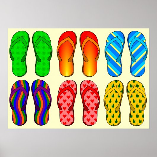 Poster Fun Flip-Flop (Devant)