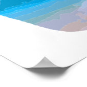 Poster Fun Flip Flops Summer Beach Art pour vacances (Coin)