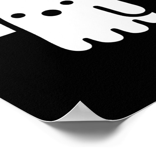 Poster Fun Fun Chunky Fantôme De Désapprobation Boo Hallo (Coin)