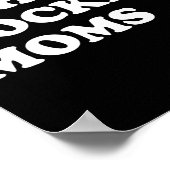 Poster Fun Hockey I Love Hot Hockey Moms (Coin)