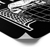 Poster Fun Hockey sur glace Goalie Design Enfants Hommes (Coin)