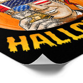 Poster Fun Joe Biden Citrouille Happy Halloween Confus th (Coin)