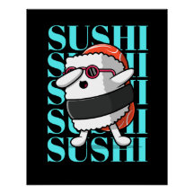 Fun Kawaii Sushi Dab