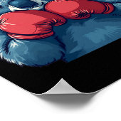 Poster Fun Koala Bear Boxe Pour Un Champion Et Boxing Lo (Coin)