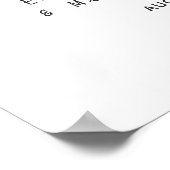 Poster Fun Marié Groom Mariage rustique Inviter Personnag (Coin)