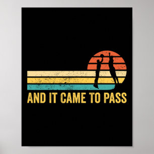 Poster Fun Mormon Missionnaire LDS Basketball Et Il Est V