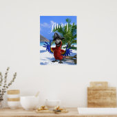 Poster Fun Parrot Pirate Adventure (Cuisine)