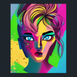 Poster Fun Pop Art Ados Vibrant Chambre Imprimantes numér<br><div class="desc">Nos affiches pop art sont une fusion fascinante de styles, faisant une déclaration audacieuse dans la décoration murale contemporaine. Avec un clin d'oeil aux classiques de l'esthétique de la bande dessinée, ces affiches ne sont pas seulement des oeuvres d'art ; elles sont des fenêtres dans un univers dynamique et visuellement...</div>