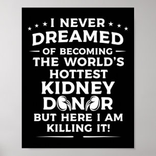 Poster Fun Rein Donateur Art Hommes Femmes Maladie du rei