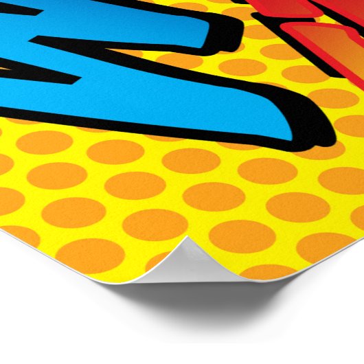 Poster Fun Retro Comic Book pop Art Sounds (Coin)