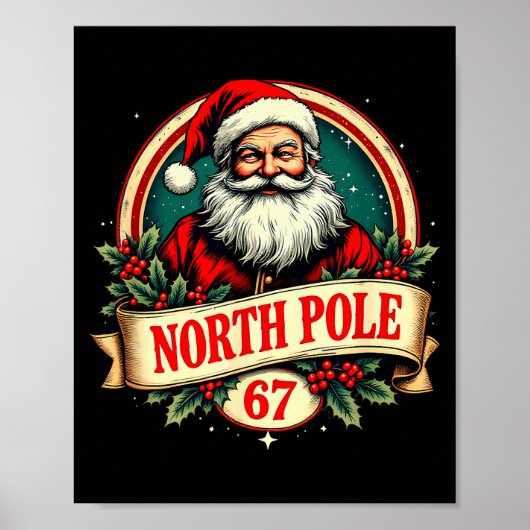 Poster Fun Six Seven Meme Design – Internet Energy - Xmas (Devant)