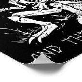 Poster Fun Skeleton Dinosaure Costume Goth Hommes Femmes (Coin)