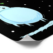 Poster Fun Snowman Basket Noël (Coin)