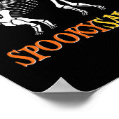 Poster Fun Spookysaurus Candy Corn Dinosaur Halloween Tod (Coin)