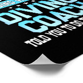 Poster Fun Srt Coach Meme - Funny Diving Saying  (Coin)