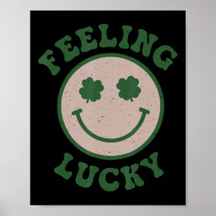 Poster Fun St Patrick Day Feed Lucky Smile Face Meme