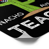 Poster Fun Teacher Appreciation Humor Funny Nacho Average (Coin)