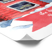 Poster Fun Tomé suédois Noël Gnome Aquarelle (Coin)