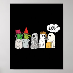 Poster Fun Trick Ou Traiter Halloween Ghost Costume J'Ai