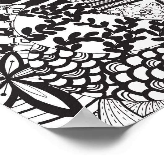 Poster Fun Zendoodle Circle Patterns (Coin)