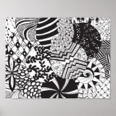 Poster Fun Zendoodle Circle Patterns (Devant)
