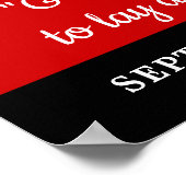 Poster Funérailles à la mémoire du pompier mémorial (Coin)