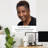 Poster Funérailles de souvenir Photo de coutume Deuil Sym (Bureau à domicile)