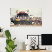 Poster Funérailles du duc de Wellington, 1853 (Bureau à domicile)