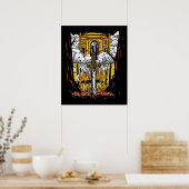 Poster Funérailles viking (Cuisine)