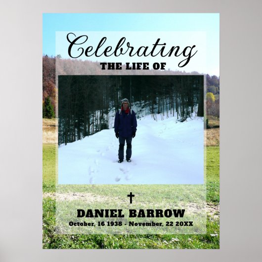 Poster funéraire Hommes (Devant)