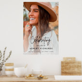 Poster Funeral Order of Service Celebration of Life Foam (Cuisine)