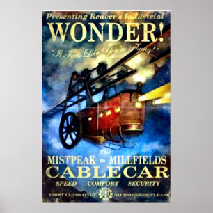 Poster Funiculaire vintage